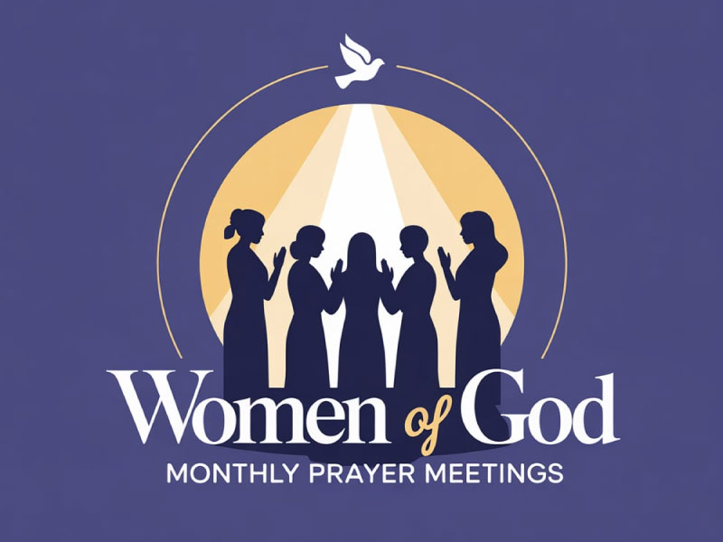Women of God: Monthly Prayer Meetings logo design by pixalrahul