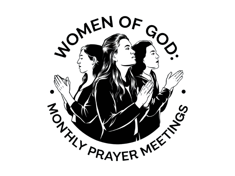 Women of God: Monthly Prayer Meetings logo design by Queen D