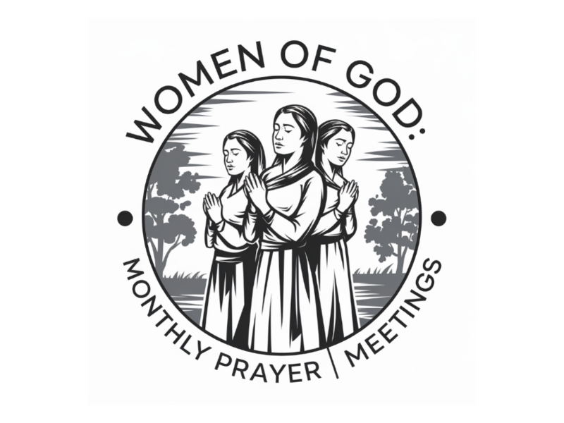 Women of God: Monthly Prayer Meetings logo design by Queen D