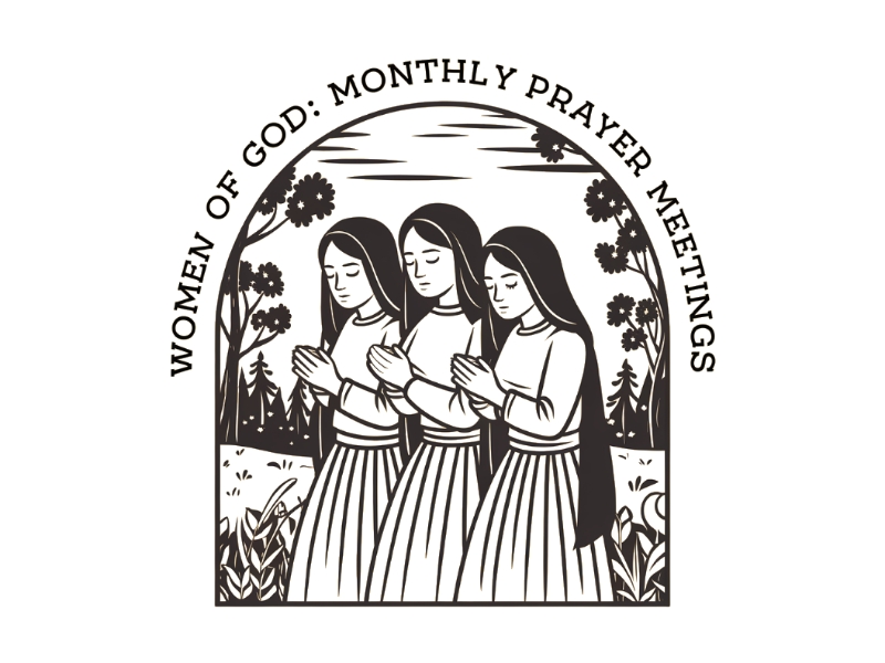 Women of God: Monthly Prayer Meetings logo design by Queen D
