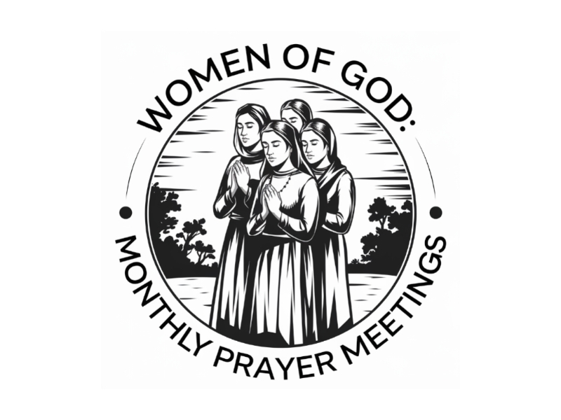 Women of God: Monthly Prayer Meetings logo design by Queen D