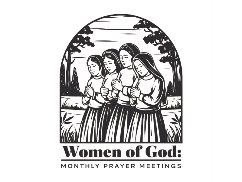 Women of God: Monthly Prayer Meetings logo design by Queen D