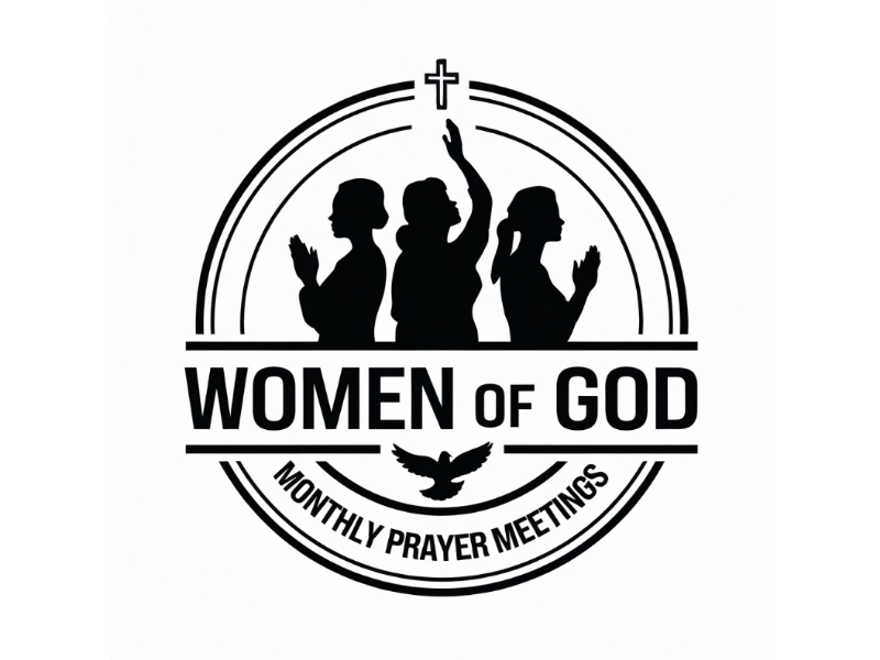 Women of God: Monthly Prayer Meetings logo design by Charii