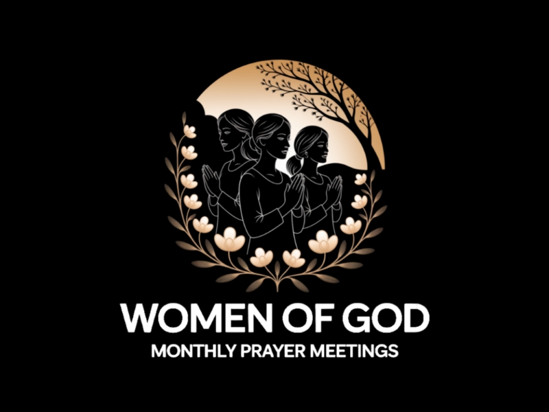 Women of God: Monthly Prayer Meetings logo design by Marena