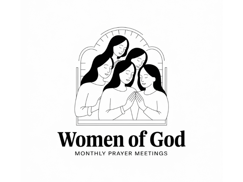Women of God: Monthly Prayer Meetings logo design by Marena