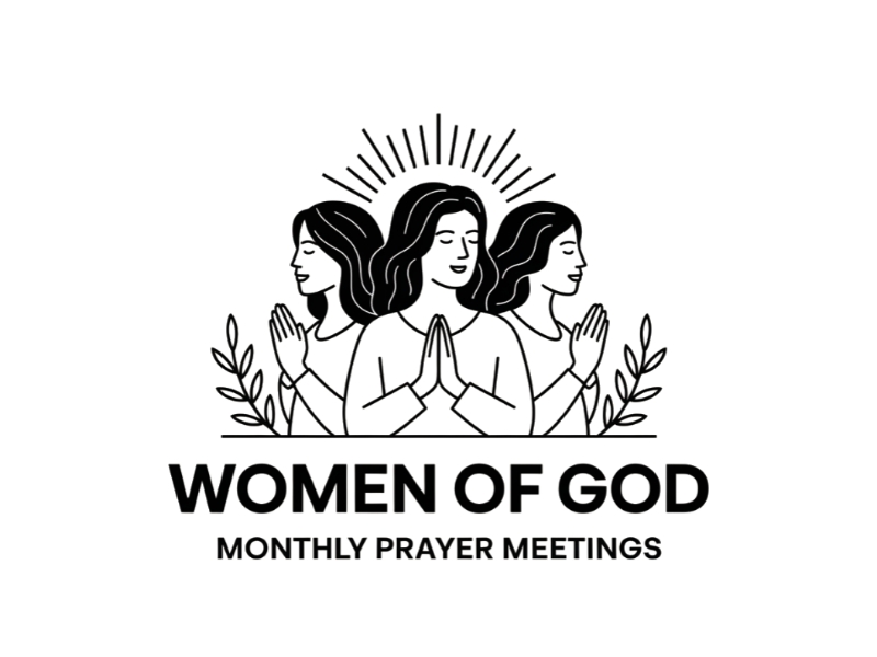 Women of God: Monthly Prayer Meetings logo design by Marena