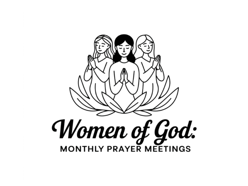 Women of God: Monthly Prayer Meetings logo design by Marena