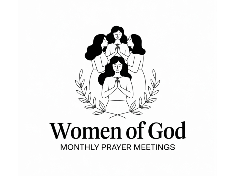 Women of God: Monthly Prayer Meetings logo design by Marena