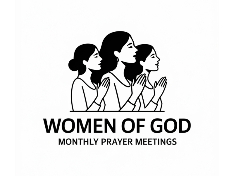 Women of God: Monthly Prayer Meetings logo design by Marena