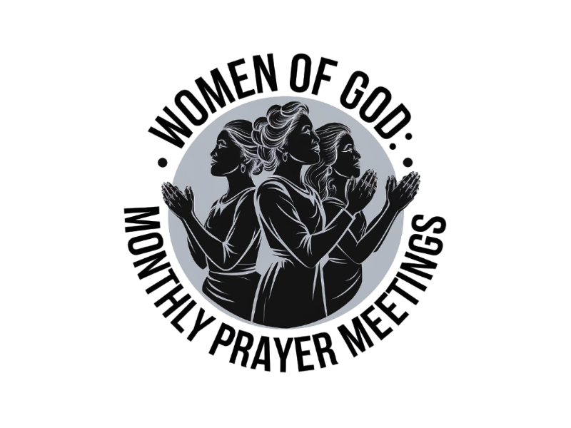 Women of God: Monthly Prayer Meetings logo design by Marena