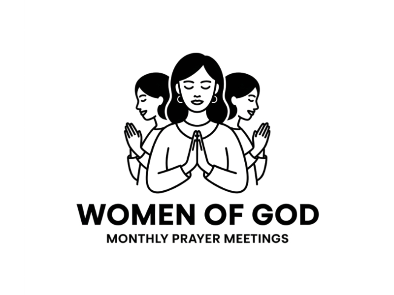 Women of God: Monthly Prayer Meetings logo design by Marena