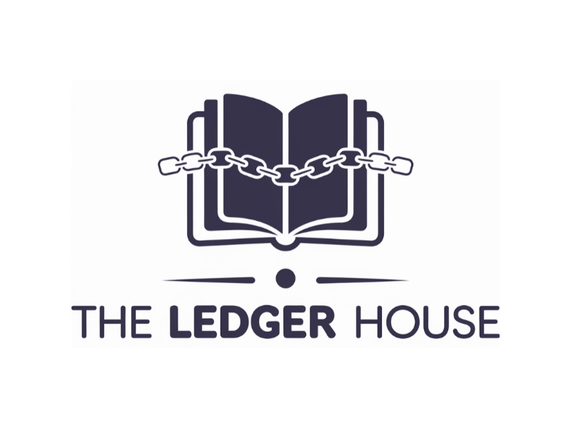 The Ledger House logo design by Marena