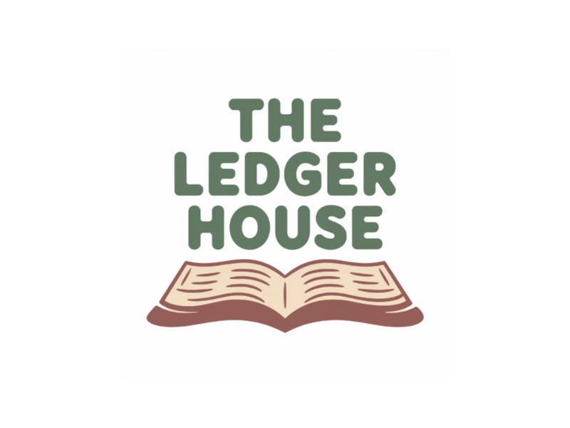 The Ledger House logo design by Marena