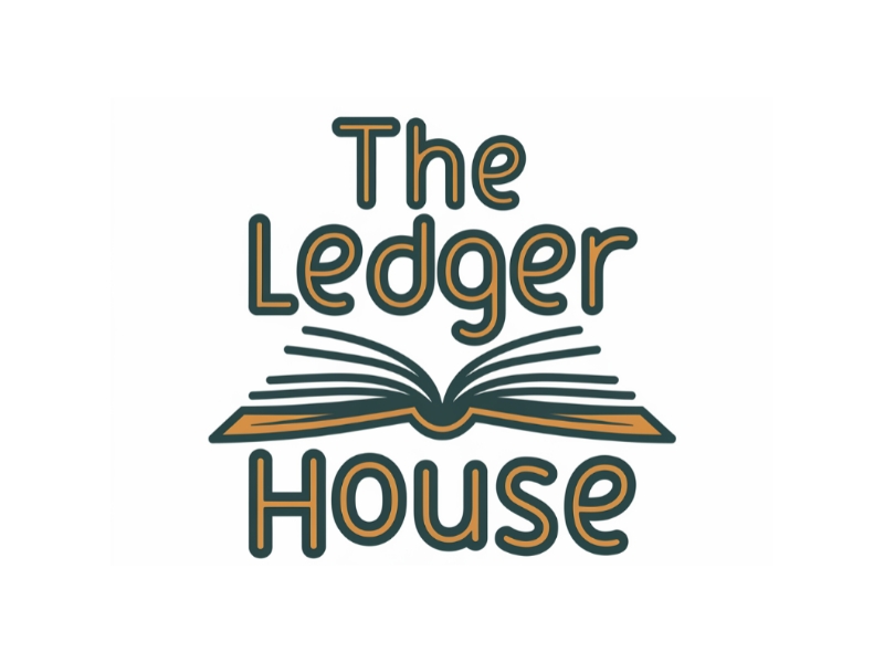 The Ledger House logo design by Marena