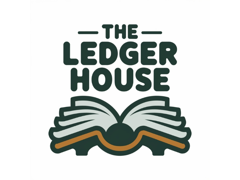 The Ledger House logo design by Marena