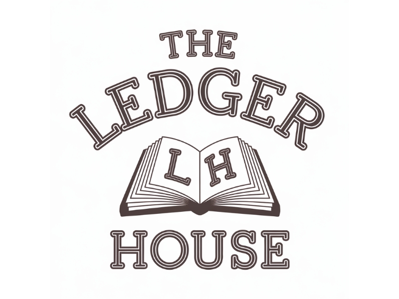 The Ledger House logo design by Marena