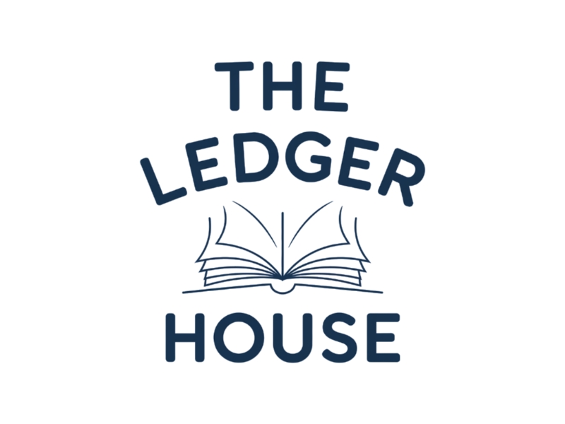 The Ledger House logo design by Marena