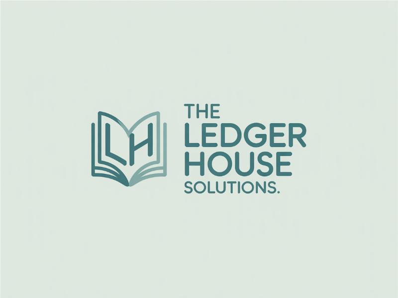 The Ledger House logo design by Ayamas