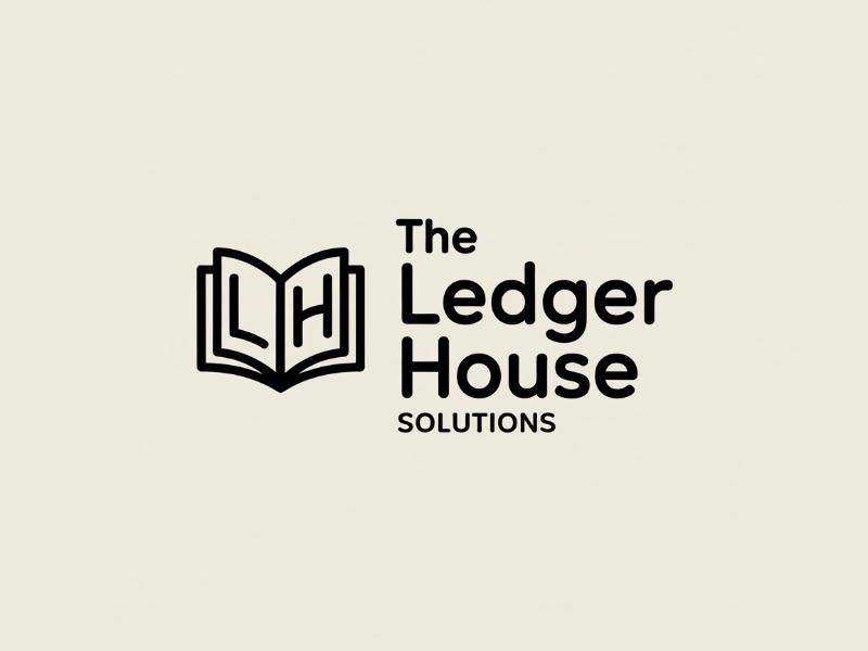 The Ledger House logo design by Ayamas