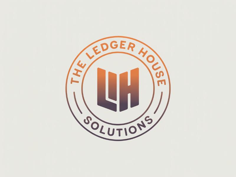 The Ledger House logo design by Ayamas