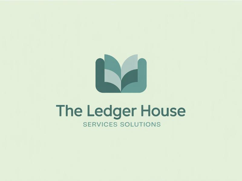 The Ledger House logo design by Ayamas