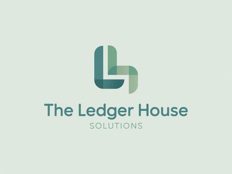 The Ledger House logo design by Ayamas
