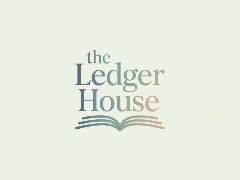 The Ledger House logo design by Ayamas