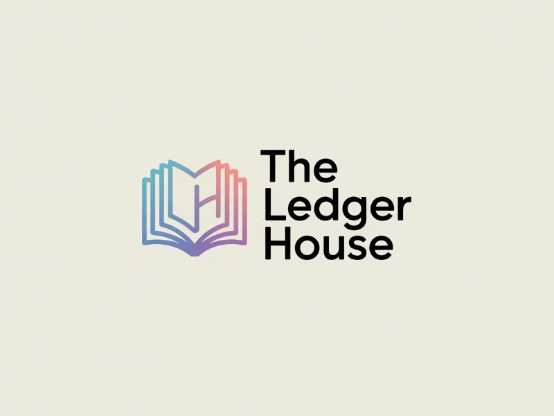 The Ledger House logo design by Paradiseg