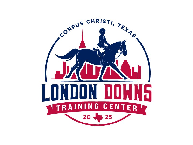 London Downs Training Center logo design by Boomstudioz
