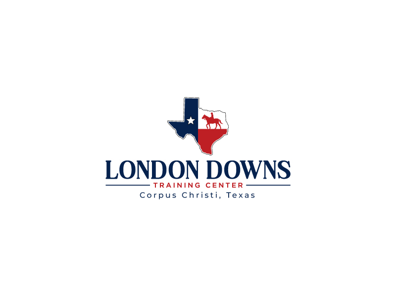 London Downs Training Center logo design by HSDesign