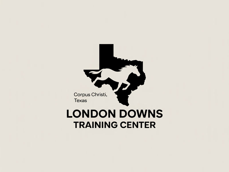 London Downs Training Center logo design by navneet