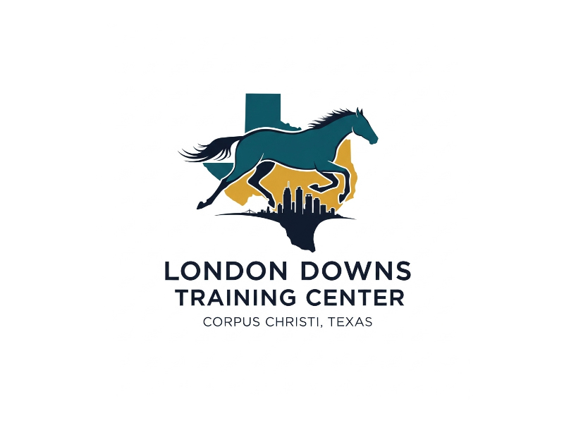 London Downs Training Center logo design by lbdesigns