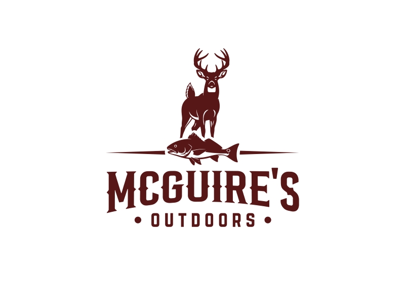 McGuire's Outdoors logo design by hasibhasan