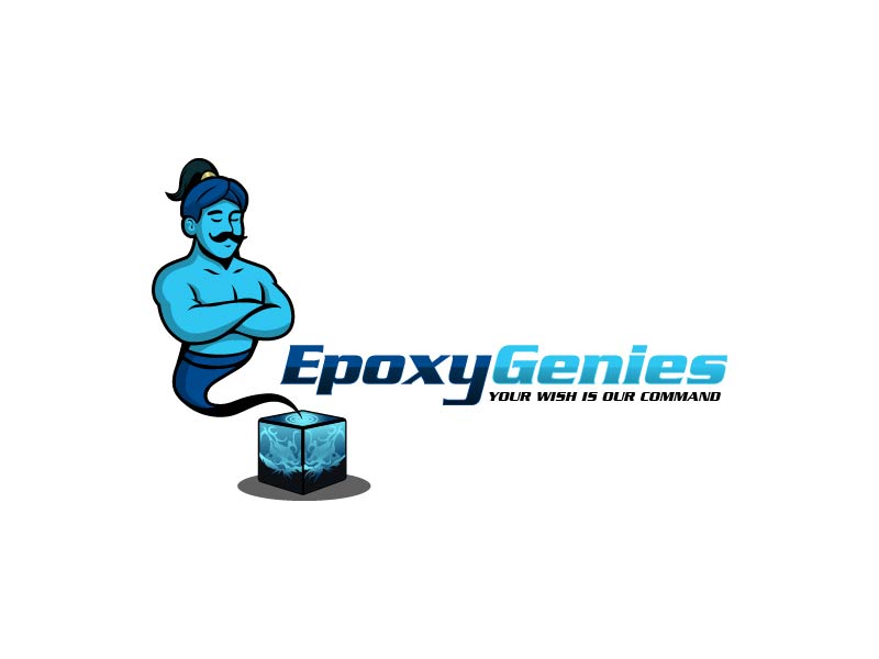 EpoxyGenies logo design by Bright Ritchil