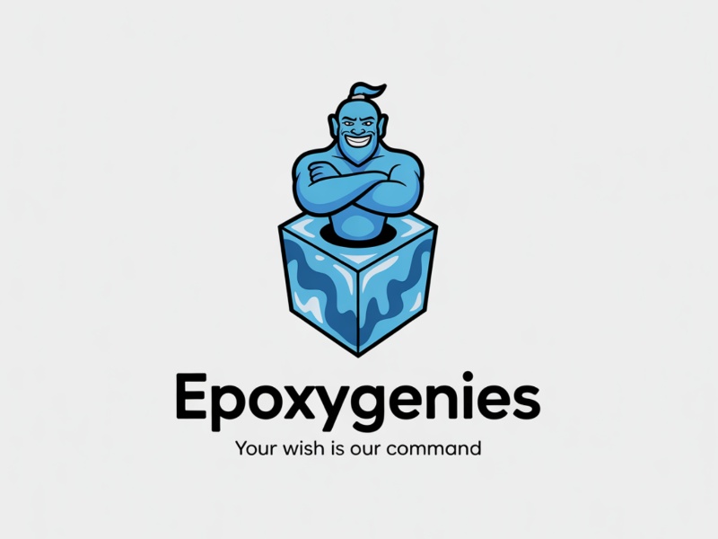 EpoxyGenies logo design by anchorbuzz