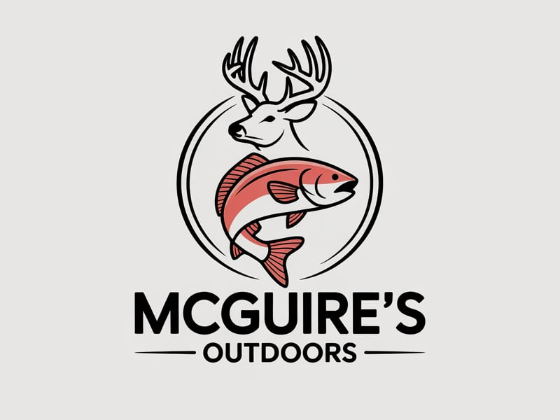 McGuire's Outdoors logo design by pixalrahul
