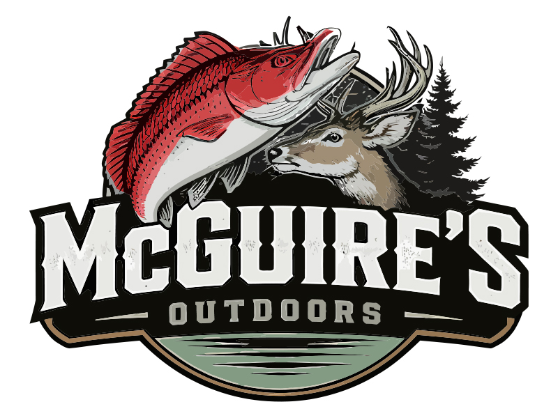 McGuire's Outdoors logo design by F. Curtis