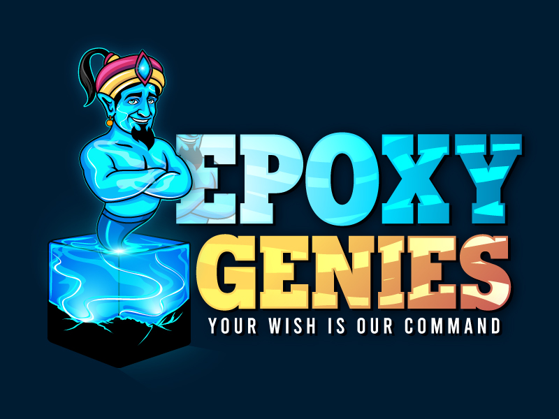 EpoxyGenies logo design by DreamLogoDesign