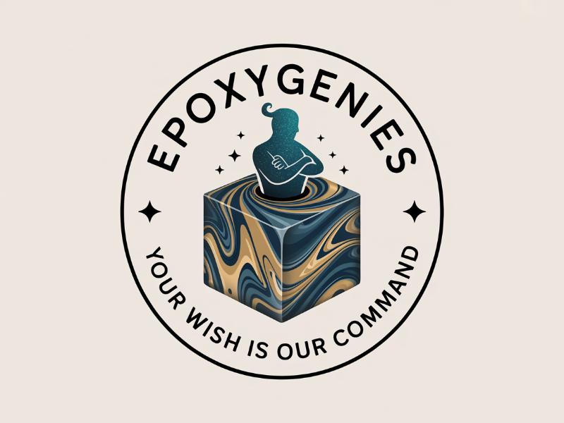 EpoxyGenies logo design by Hadisk
