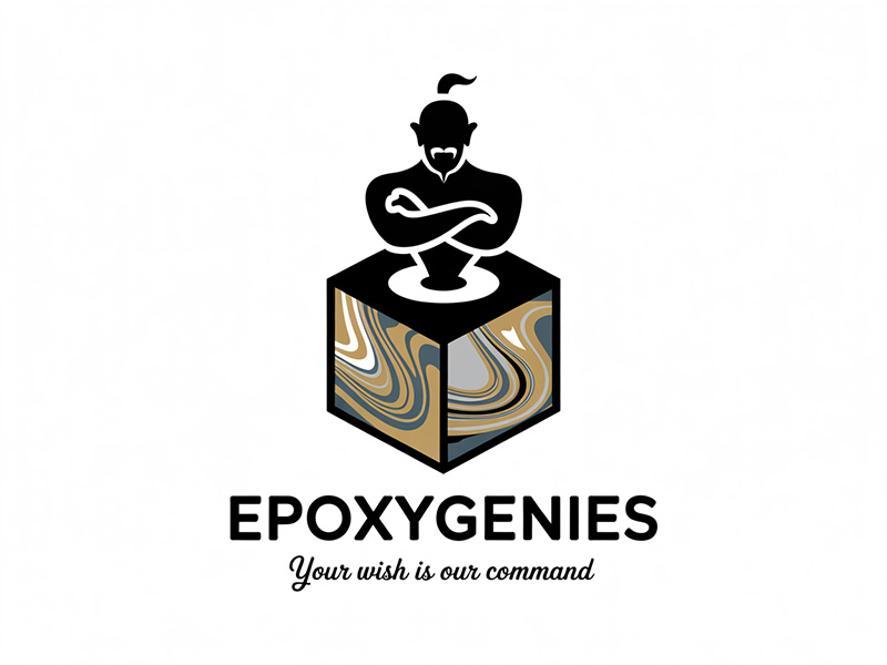 EpoxyGenies logo design by IamSoya
