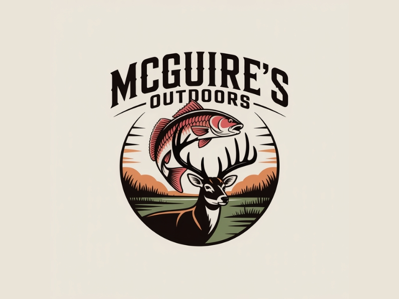 McGuire's Outdoors logo design by Michael Luutu