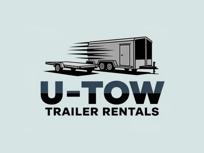 U-Tow Trailer Rentals logo design by Poki