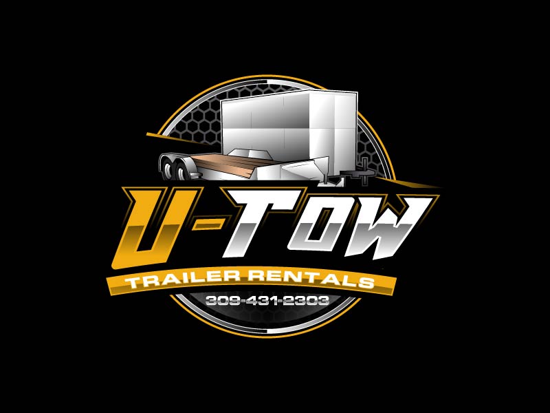 U-Tow Trailer Rentals logo design by Bright Ritchil