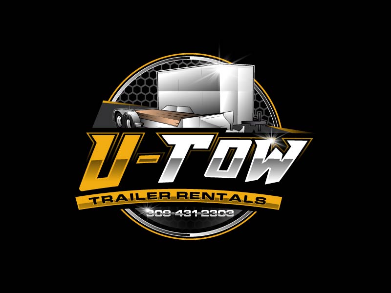 U-Tow Trailer Rentals logo design by Bright Ritchil