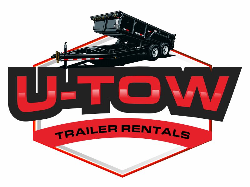 U-Tow Trailer Rentals logo design by giphone