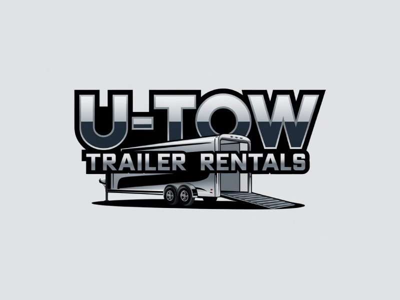 U-Tow Trailer Rentals logo design by Poki