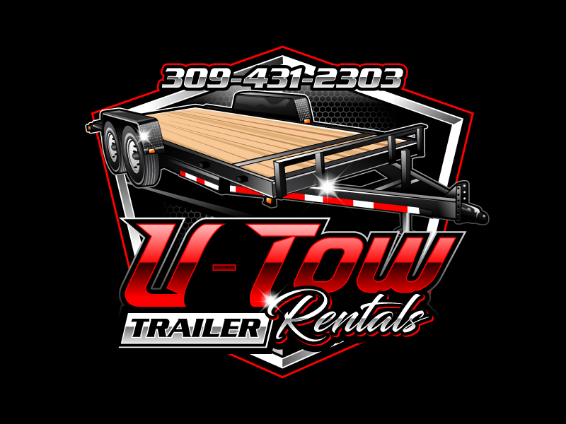 U-Tow Trailer Rentals logo design by uttam
