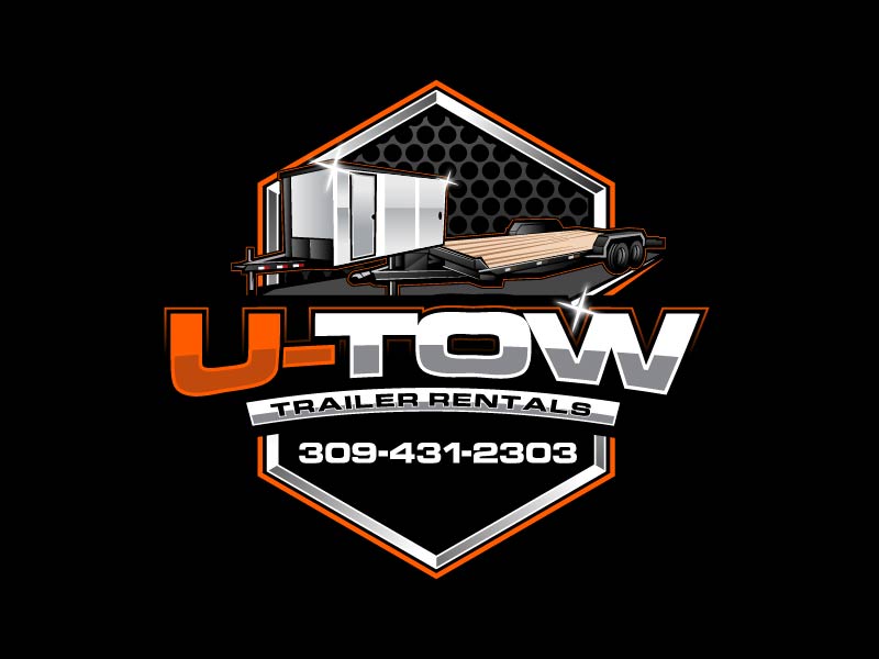 U-Tow Trailer Rentals logo design by Bright Ritchil