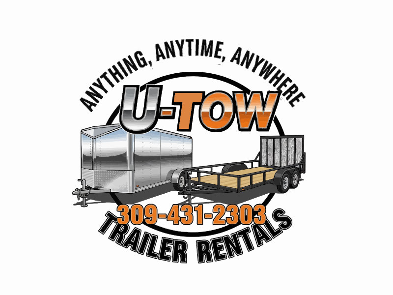 U-Tow Trailer Rentals logo design by mjmdesigns
