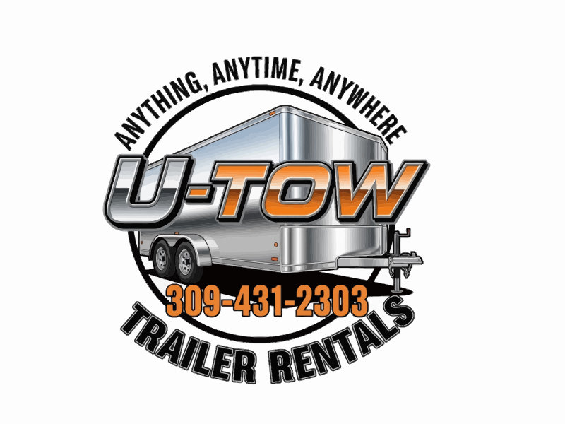 U-Tow Trailer Rentals logo design by mjmdesigns